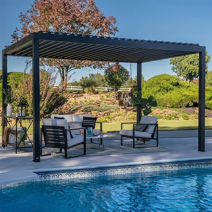 Pergola With Electric Louvers best Pergola With Electric Louvers best